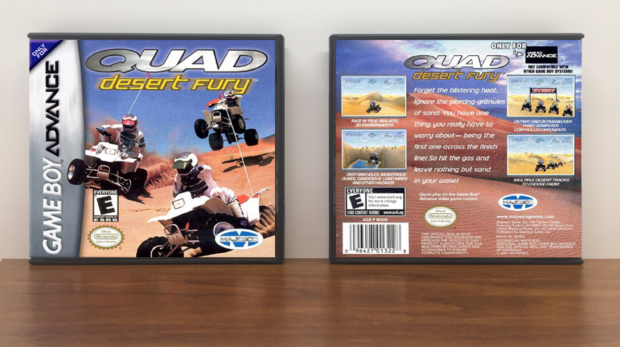 Quad: Desert Fury, Artwork Spine Color: Chrome
