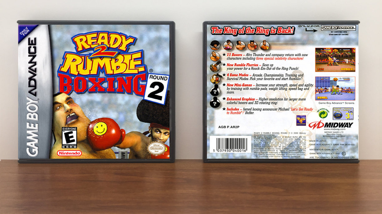 Ready 2 Rumble Boxing: Round 2, Artwork Spine Color: Chrome