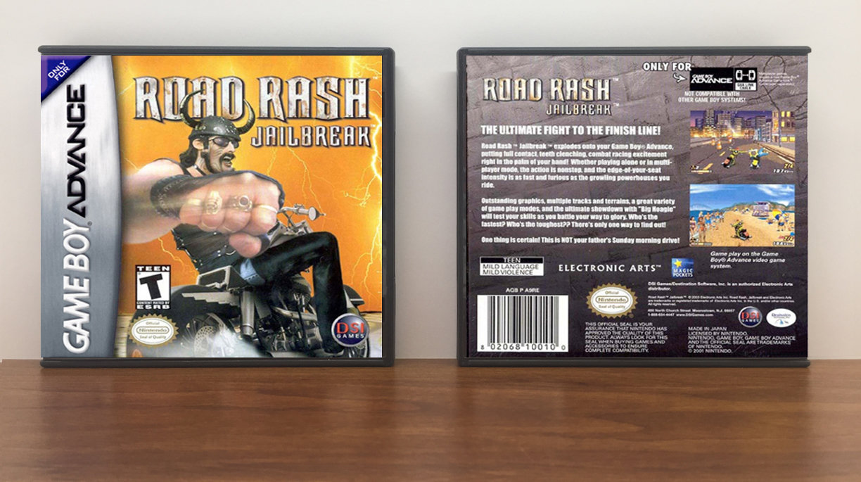 Road Rash: Jail Break, Artwork Spine Color: Chrome