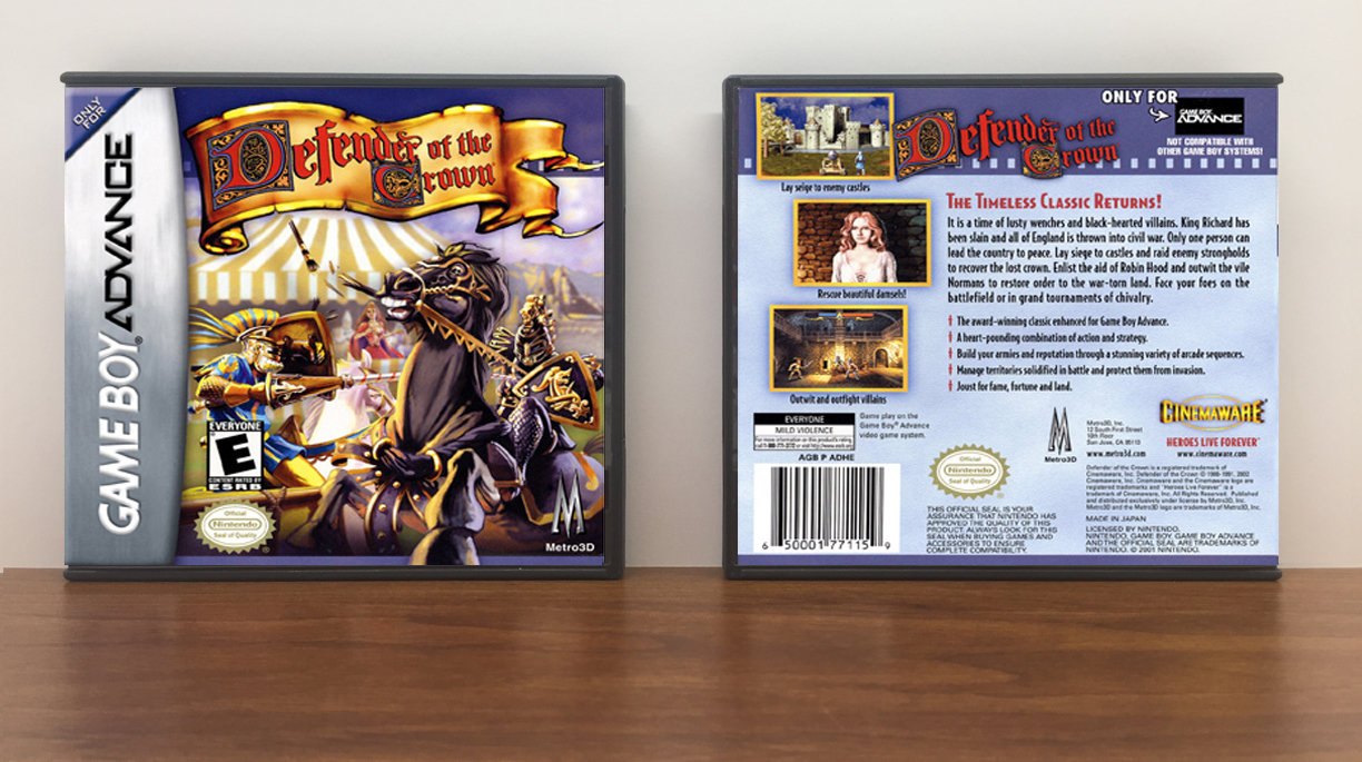 Robin Hood: Defender of the Crown, Artwork Spine Color: Chrome