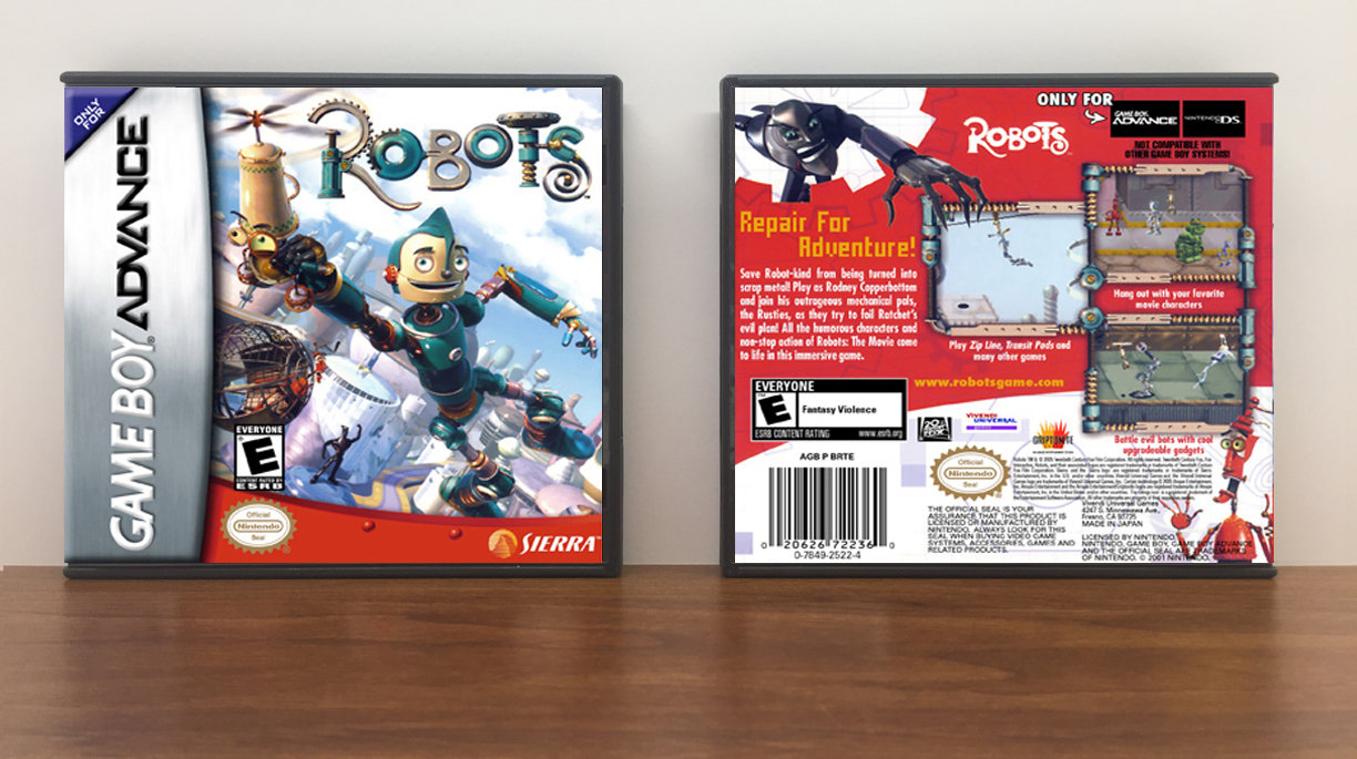 Robots, Artwork Spine Color: Chrome