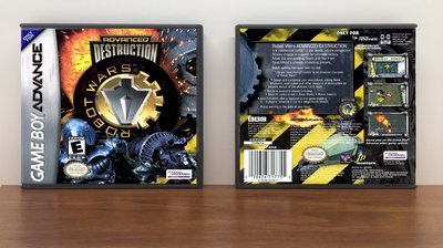 Robot Wars: Advanced Destruction, Artwork Spine Color: Chrome