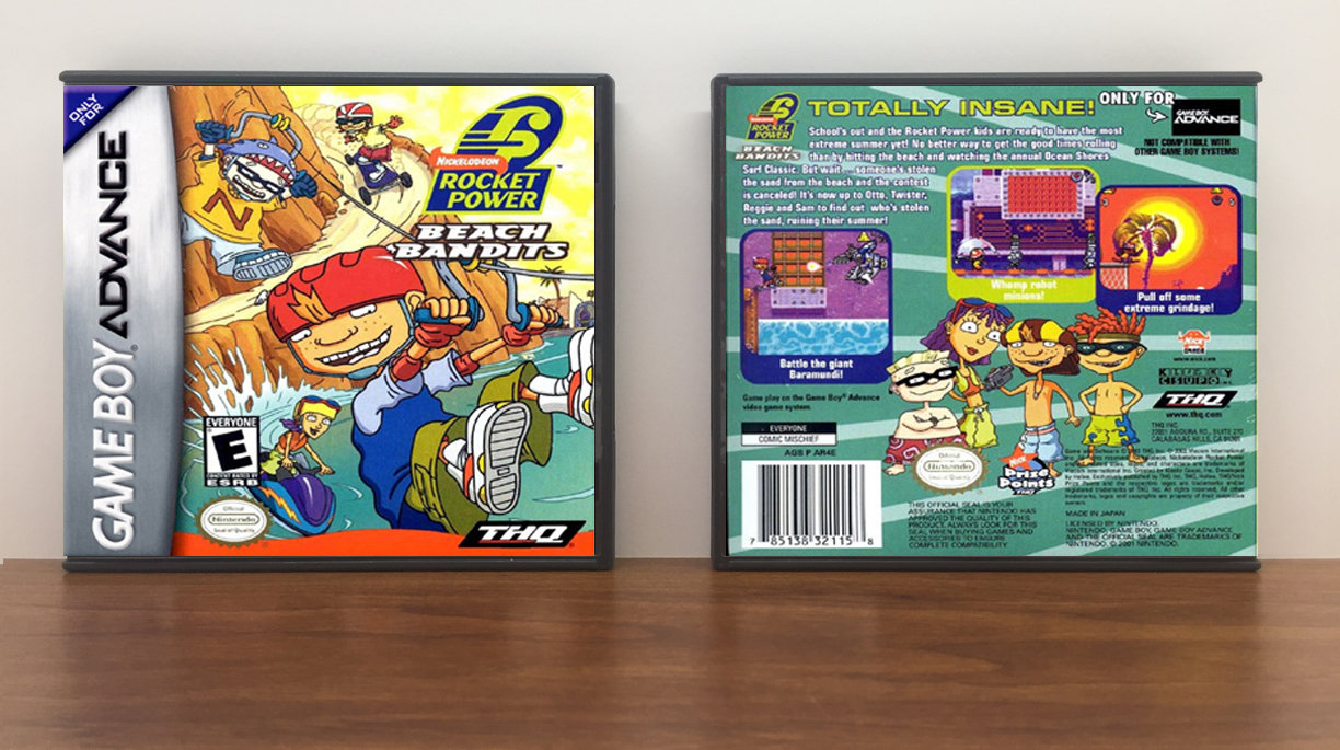 Rocket Power: Beach Bandits, Artwork Spine Color: Chrome