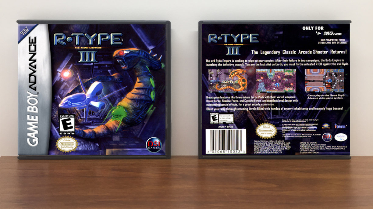 R-Type III: The Third Lightning, Artwork Spine Color: Chrome