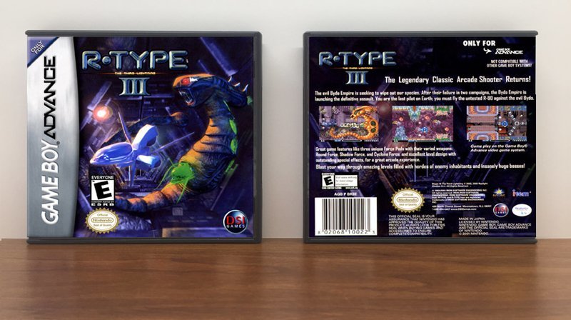 R-Type III: The Third Lightning, Artwork Spine Color: Chrome