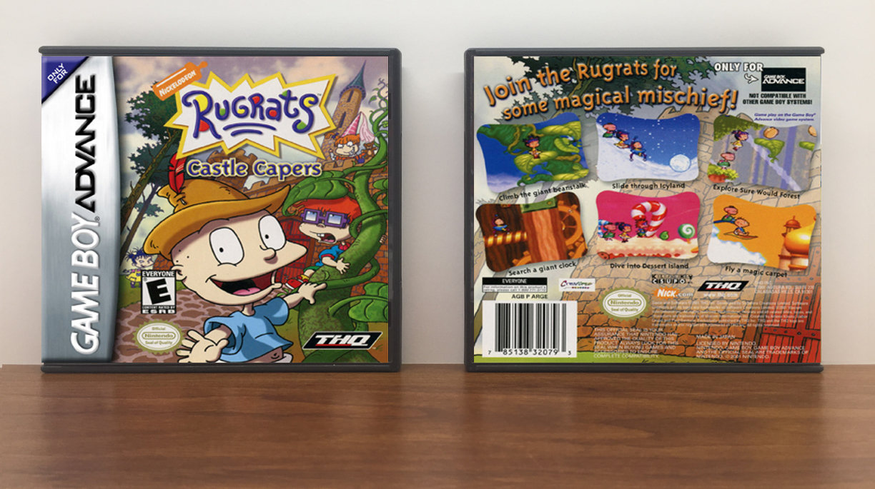 Rugrats: Castle Capers, Artwork Spine Color: Chrome