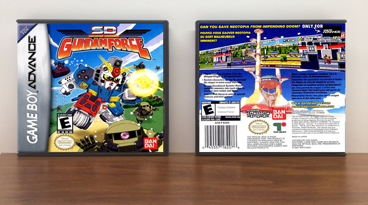 SD Gundamforce, Artwork Spine Color: Chrome