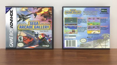 Sega Arcade Gallery, Artwork Spine Color: Chrome