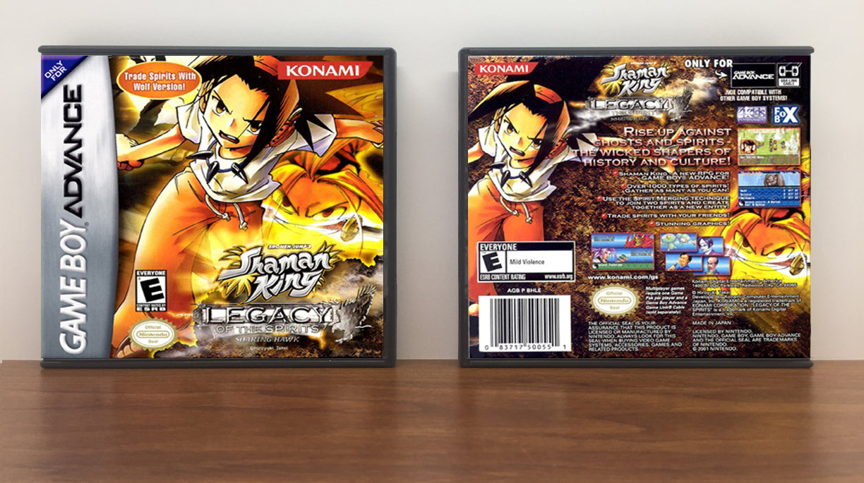 Shaman King: Legacy of the Spirits, Soaring Hawk, Artwork Spine Color: Chrome