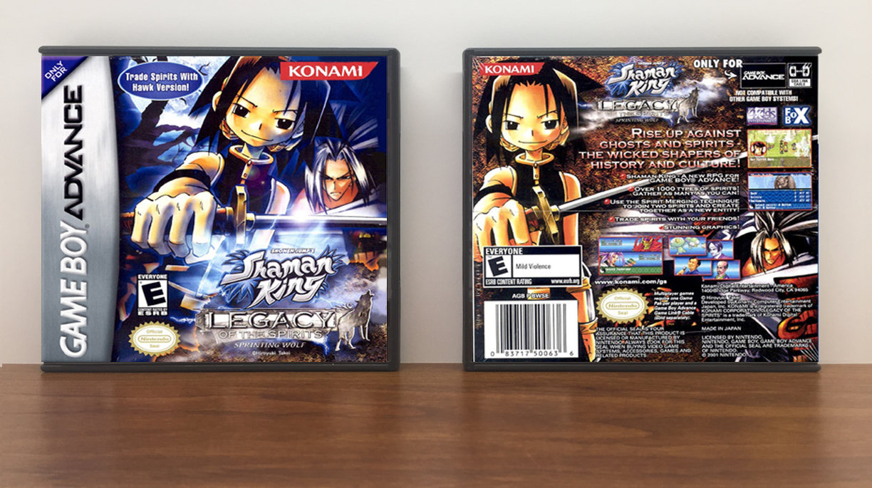 Shaman King: Legacy of the Spirits, Sprinting Wolf, Artwork Spine Color: Chrome