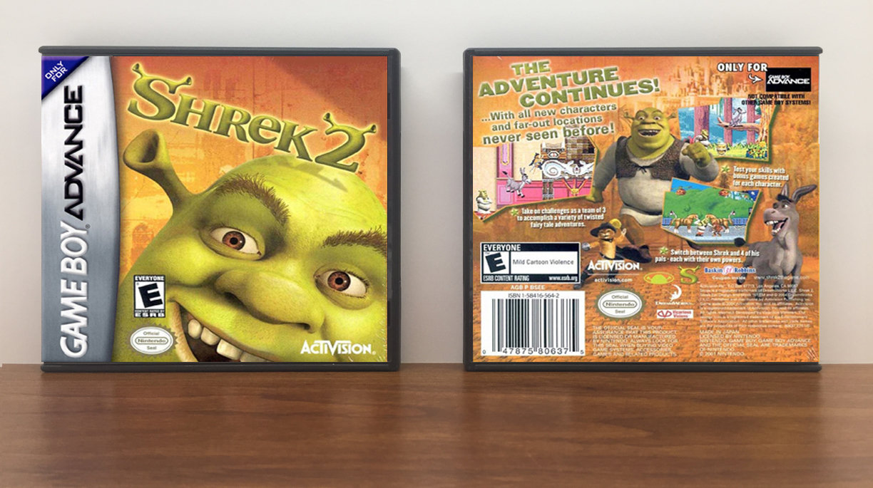 Shrek 2, Artwork Spine Color: Chrome