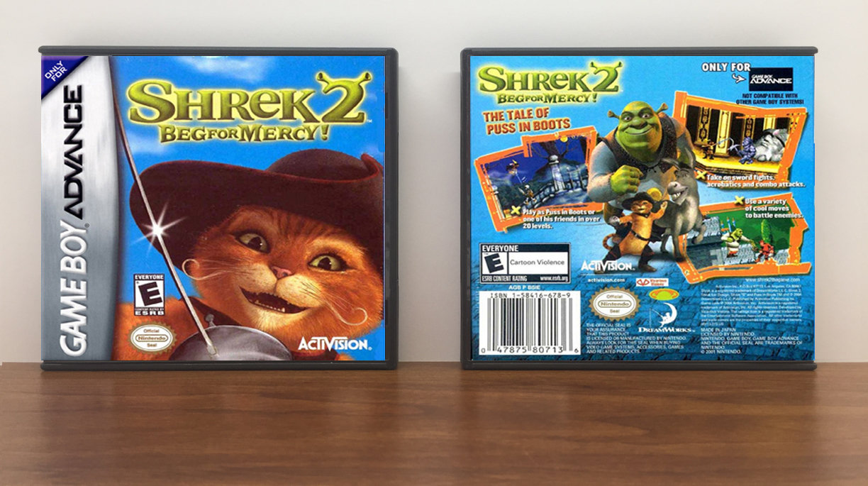 Shrek 2: Beg for Mercy!, Artwork Spine Color: Chrome