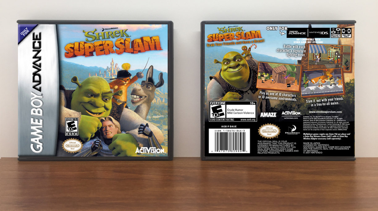 Shrek Super Slam, Artwork Spine Color: Chrome