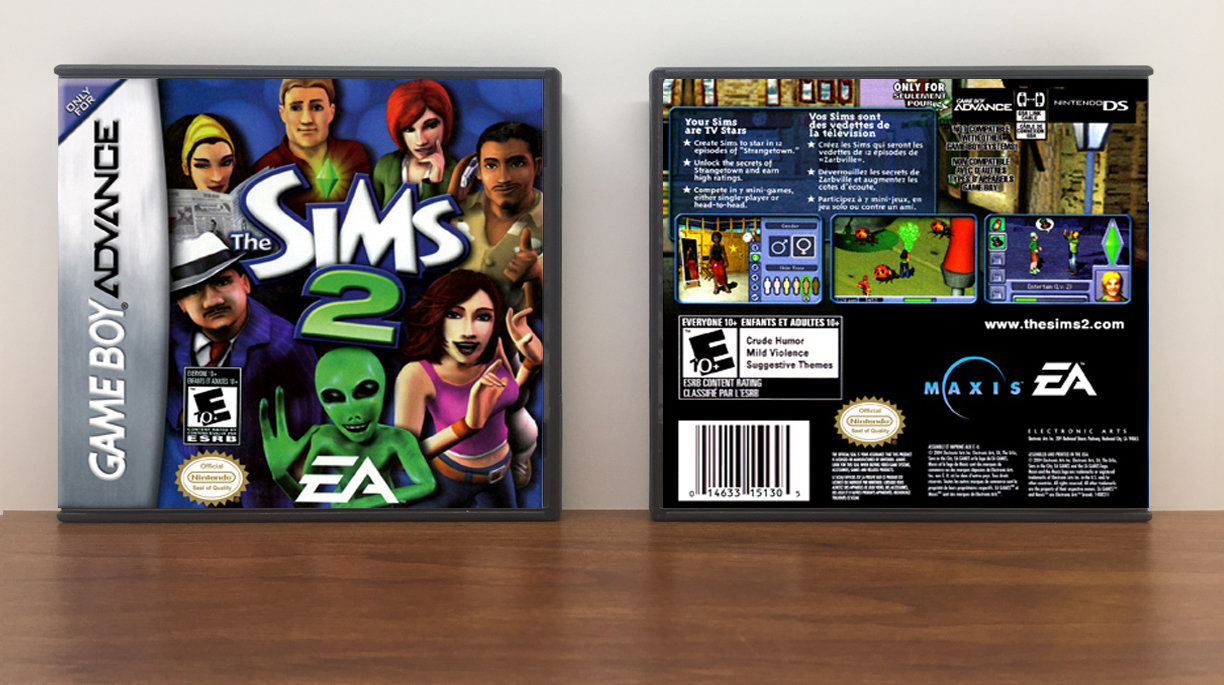 Sims 2 ,The, Artwork Spine Color: Chrome