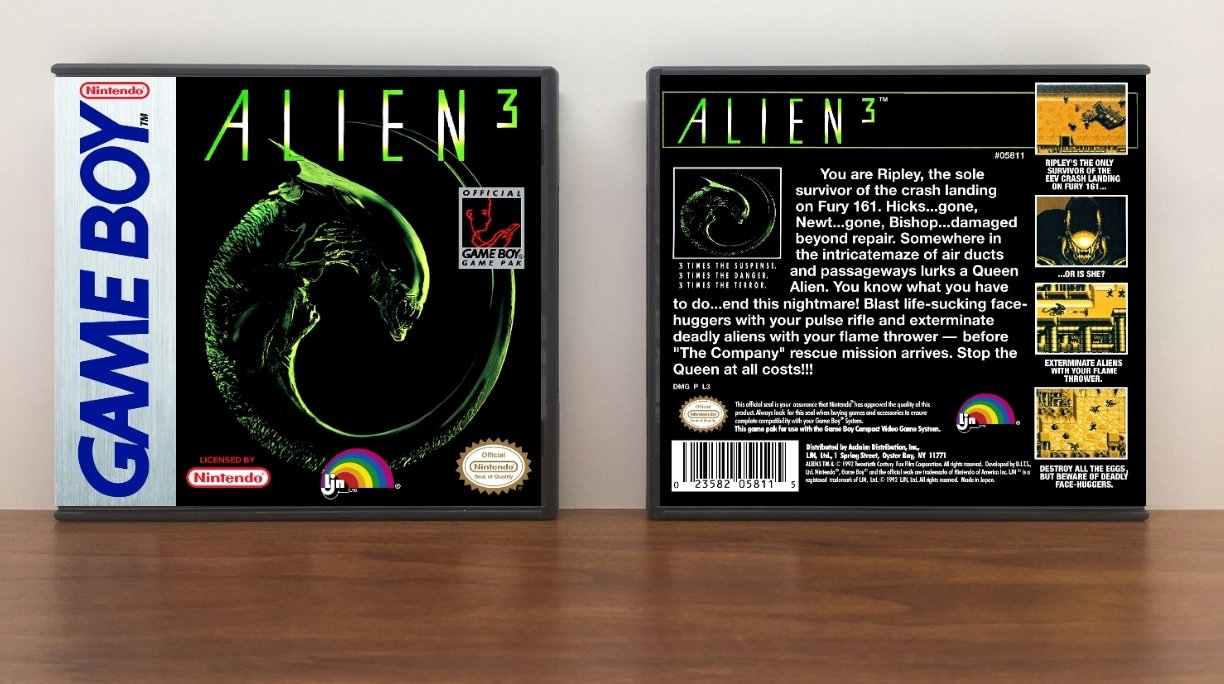 Alien 3, Artwork Spine Color: Chrome