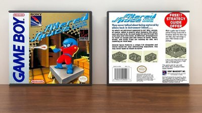 Altered Space: A 3-D Alien Adventure, Artwork Spine Color: Chrome