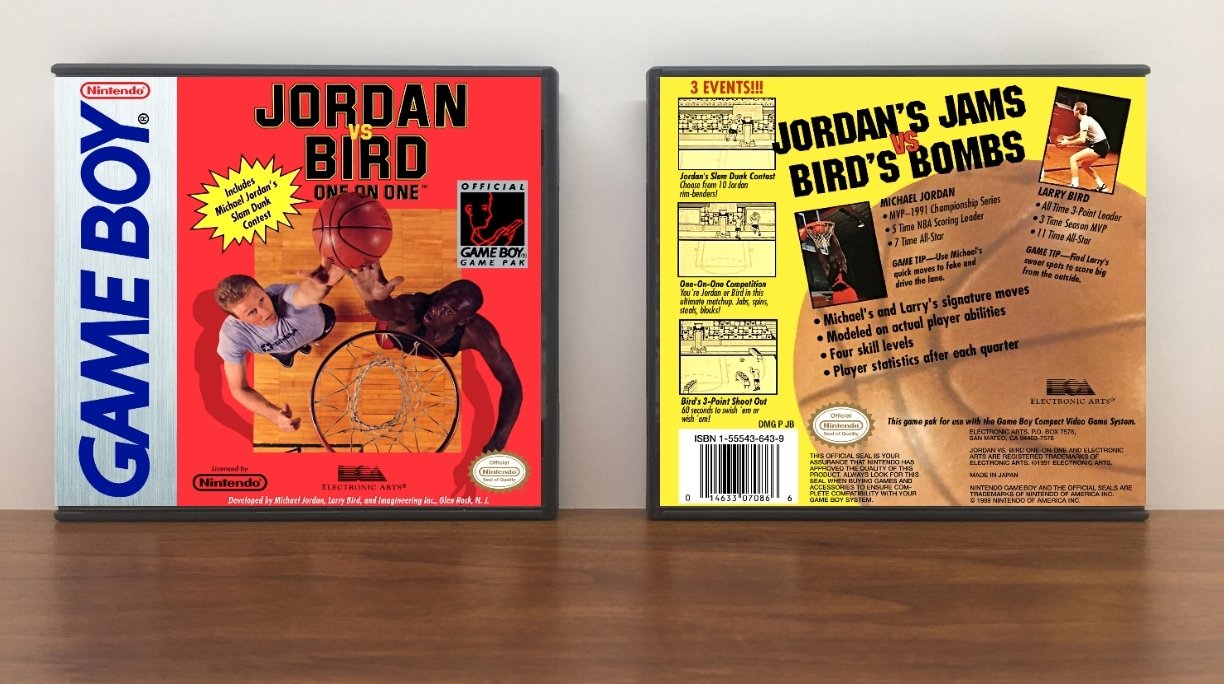 Jordan vs Bird: One on One, Artwork Spine Color: Chrome