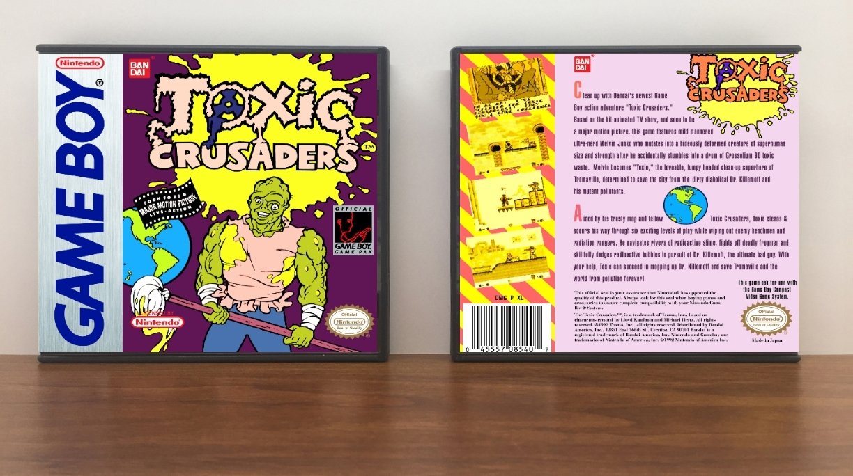 Toxic Crusaders, Artwork Spine Color: Chrome