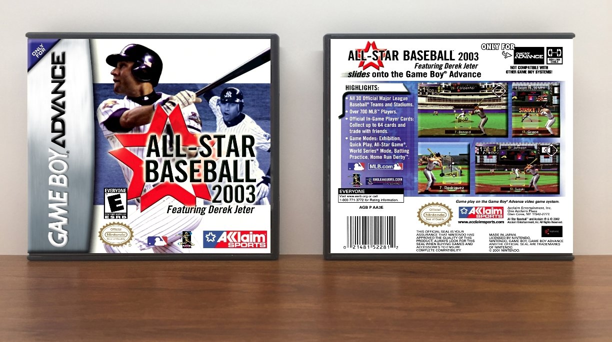 All-Star Baseball 2003, Artwork Spine Color: Chrome