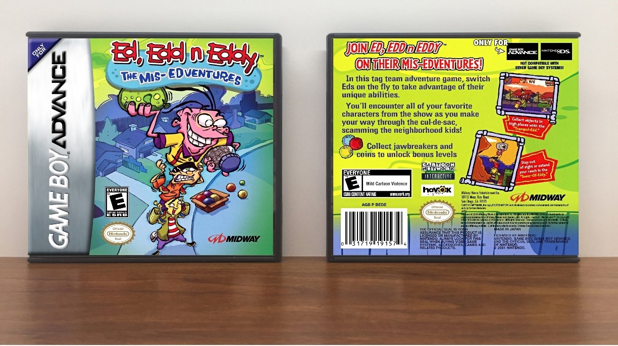 Ed, Edd n Eddy: The Mis-Edventures, Artwork Spine Color: Chrome