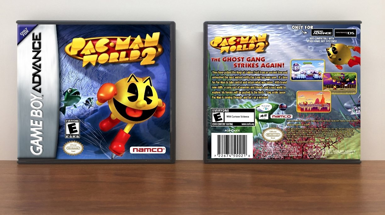 Pac-Man World 2, Artwork Spine Color: Chrome