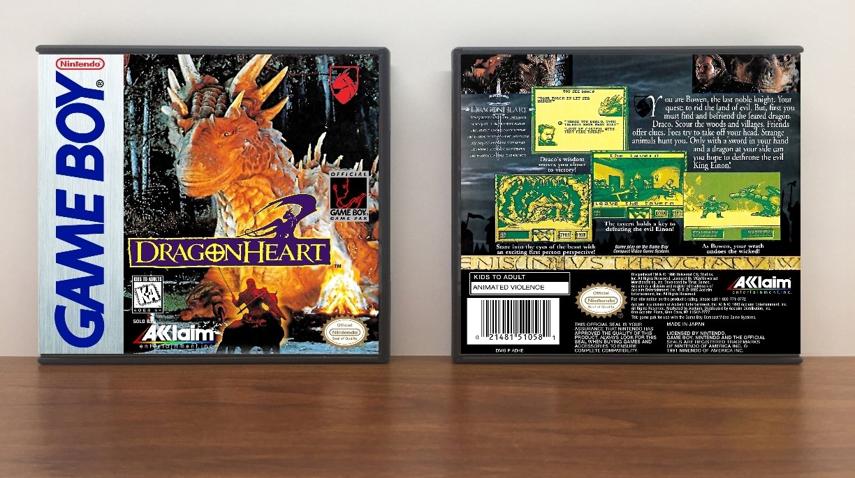 Dragonheart: Fire &amp; Steel, Artwork Spine Color: Chrome