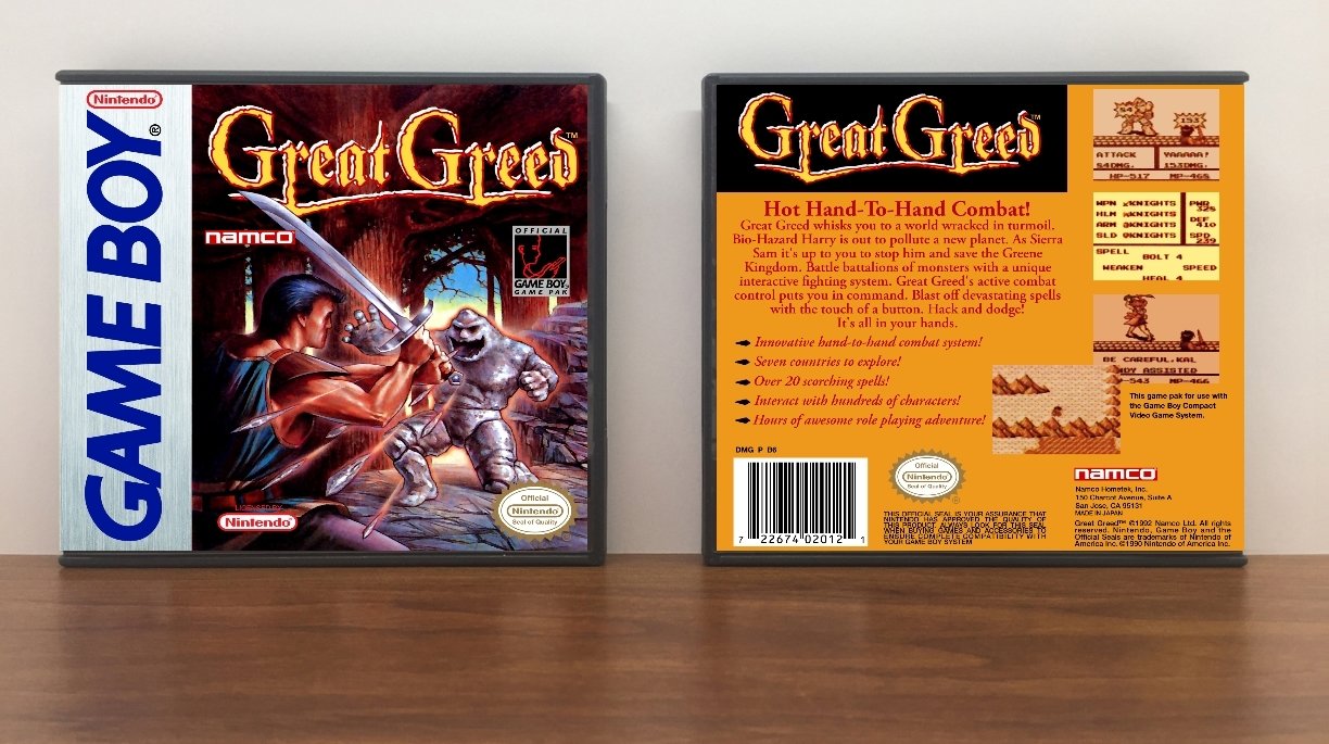 Great Greed, Artwork Spine Color: Chrome