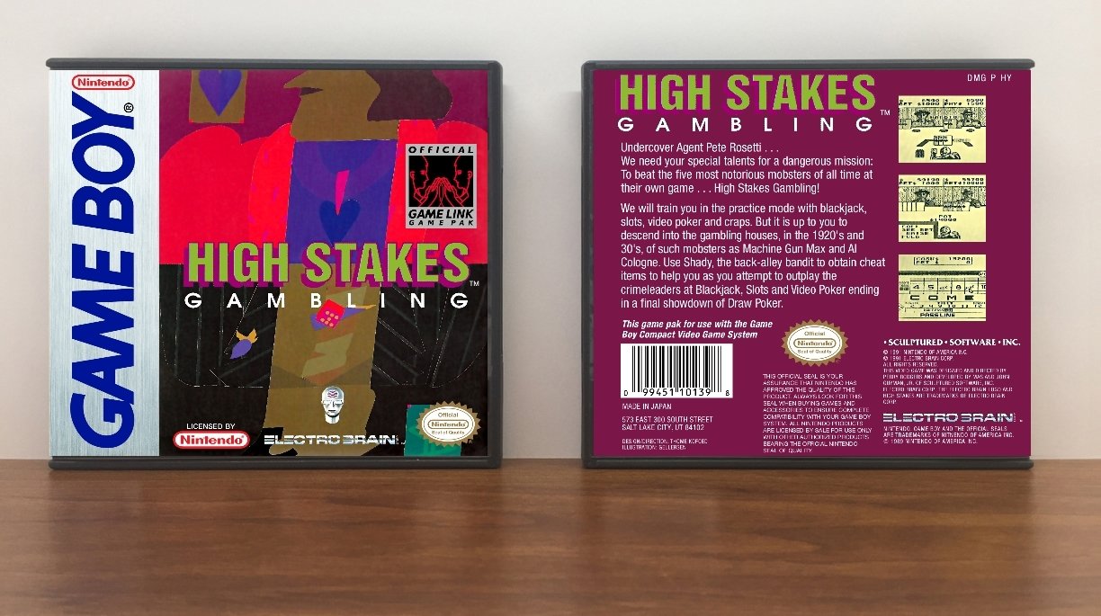 High Stakes Gambling, Artwork Spine Color: Chrome