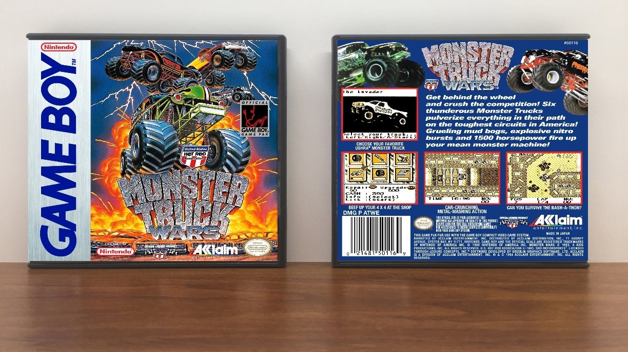 Monster Truck Wars, Artwork Spine Color: Chrome