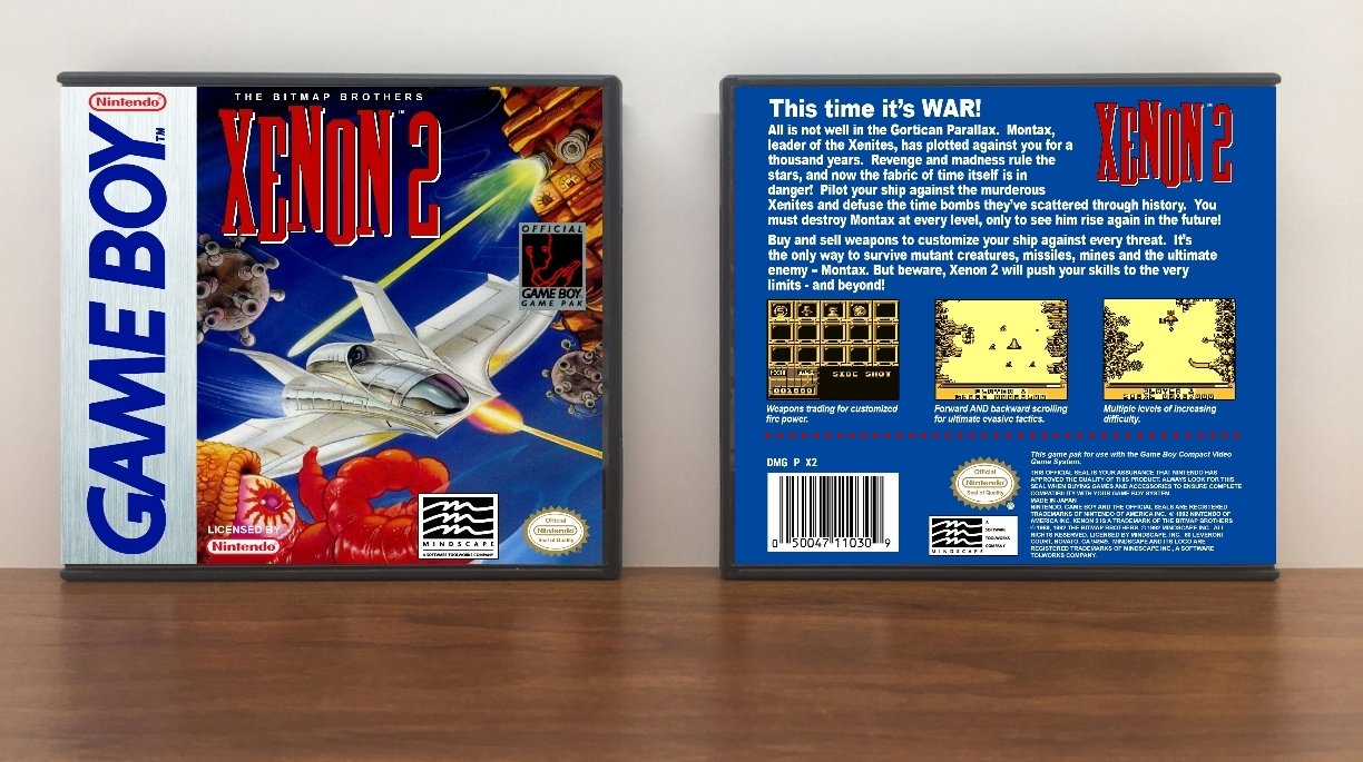 Xenon 2, Artwork Spine Color: Chrome