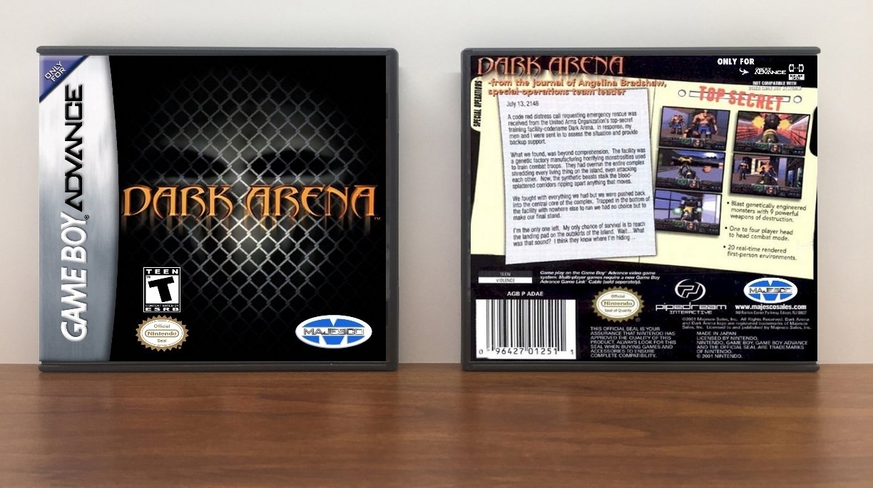 Dark Arena, Artwork Spine Color: Chrome