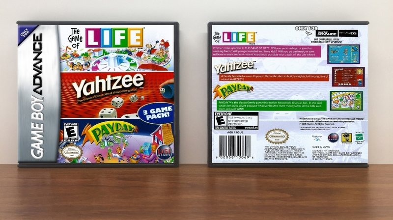 Game of Life, The / Yahtzee / Payday, Artwork Spine Color: Chrome