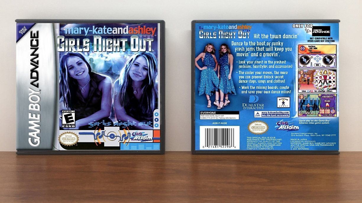 Mary-Kate and Ashley Girls Night Out, Artwork Spine Color: Chrome