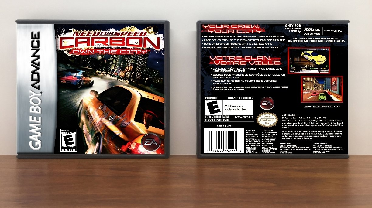 Need for Speed Carbon: Own The City, Artwork Spine Color: Chrome