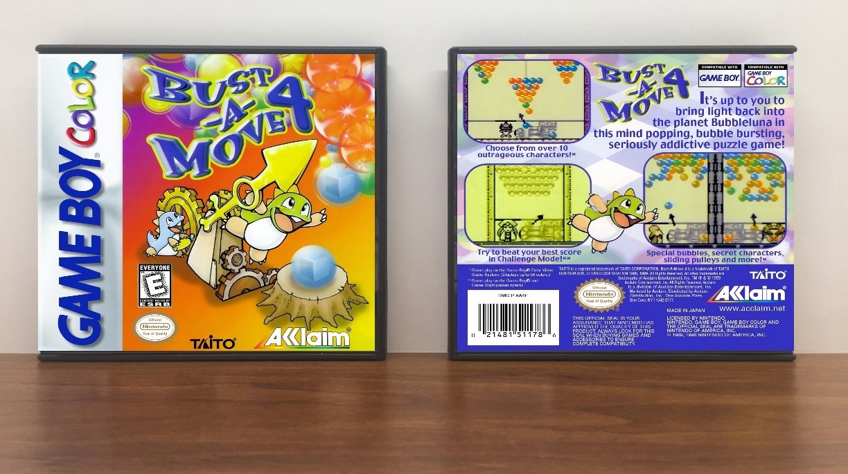 Bust A Move 4, Artwork Spine Color: Chrome