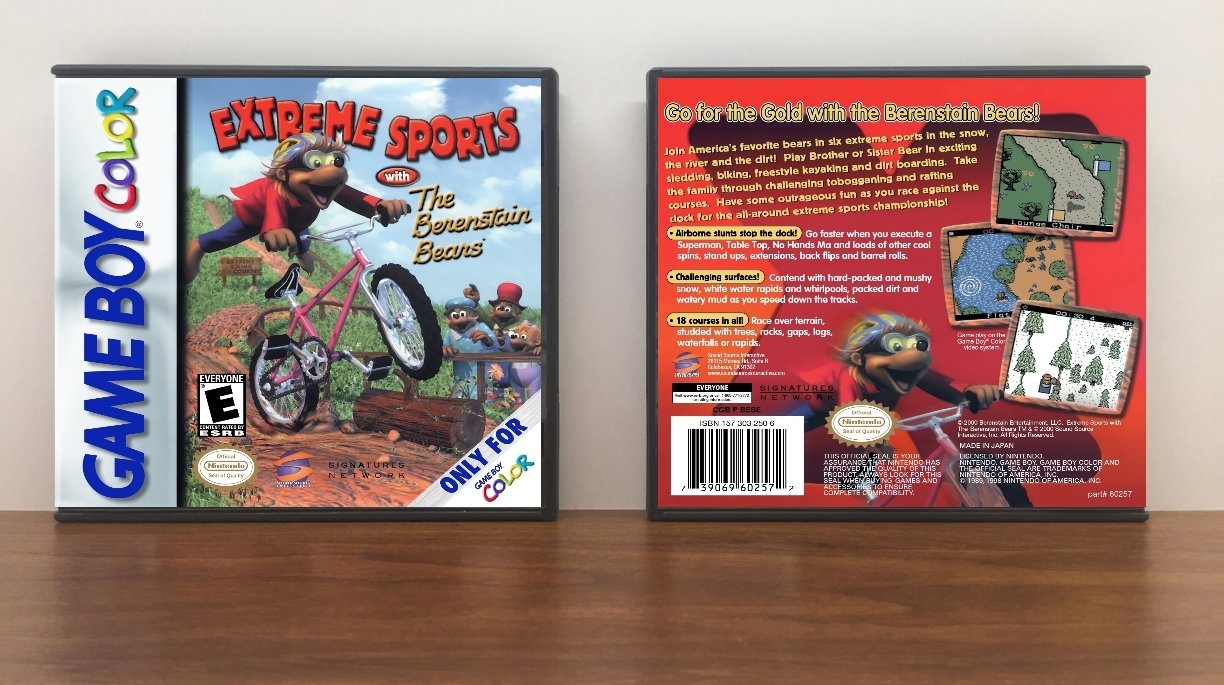 Extreme Sports with the Berenstain Bears, Artwork Spine Color: Chrome