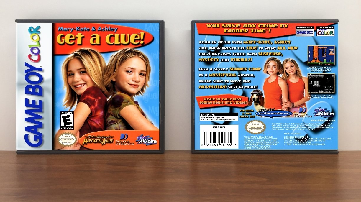 Mary-Kate &amp; Ashley: Get a Clue, Artwork Spine Color: Chrome