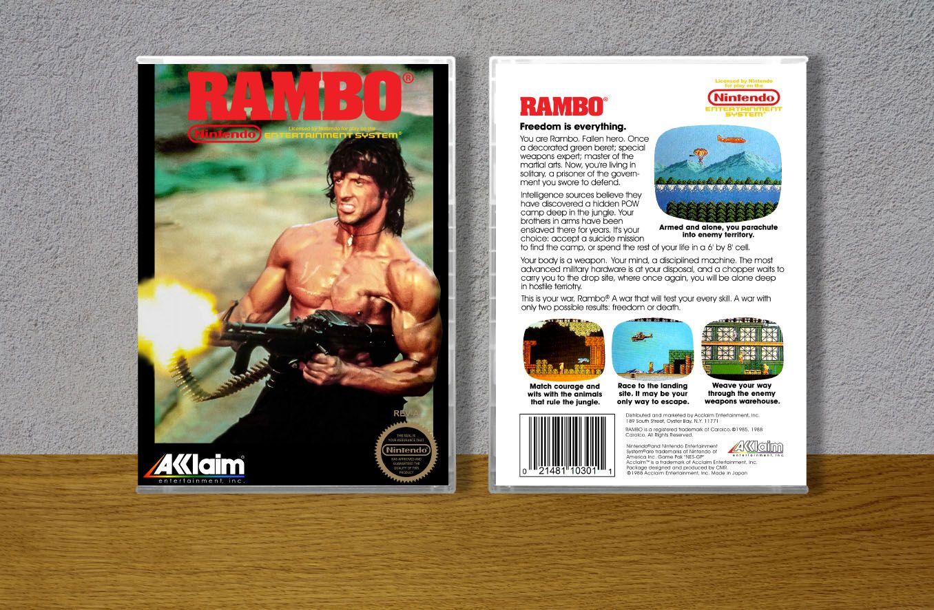 Rambo, Case Color: CLEAR (Transparent)