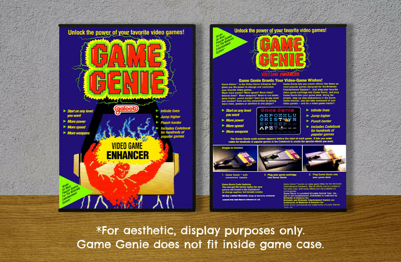 Game Genie (Tribute Case), Case Color: DARK GREY (OEM DS CASE COLOR)