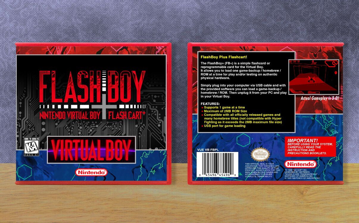 FlashBoy Plus, Case Color: Red