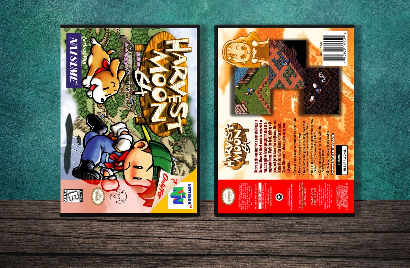 Harvest Moon 64, Case Color: DARK GREY (OEM DS CASE COLOR)