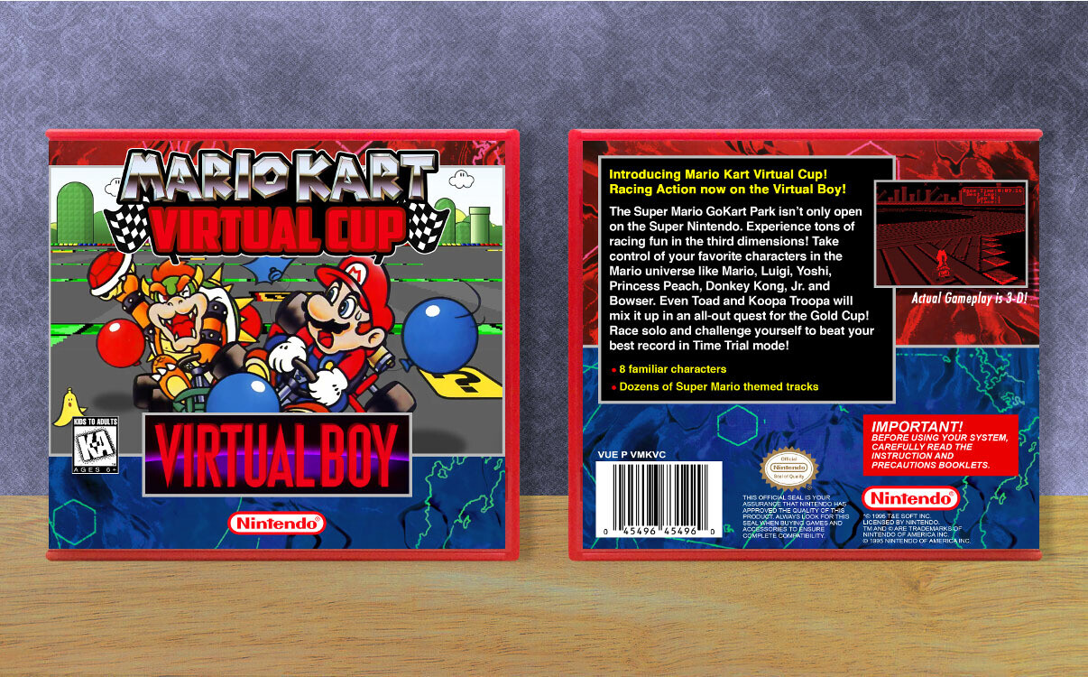 Mario Kart Virtual Cup, Case Color: Red