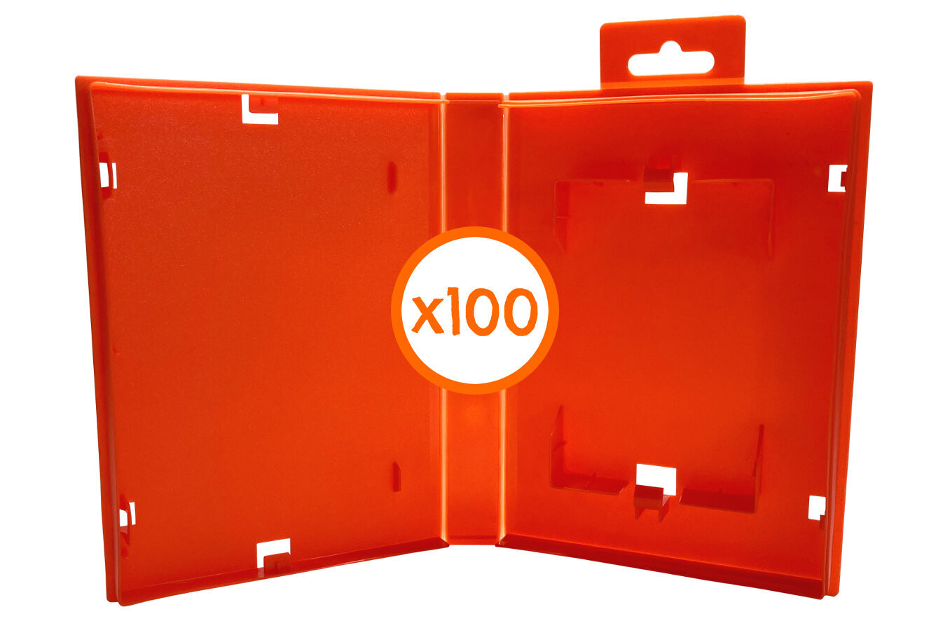 SGMD Game Case - Red - 100 Pack, Case Color: Bright Red