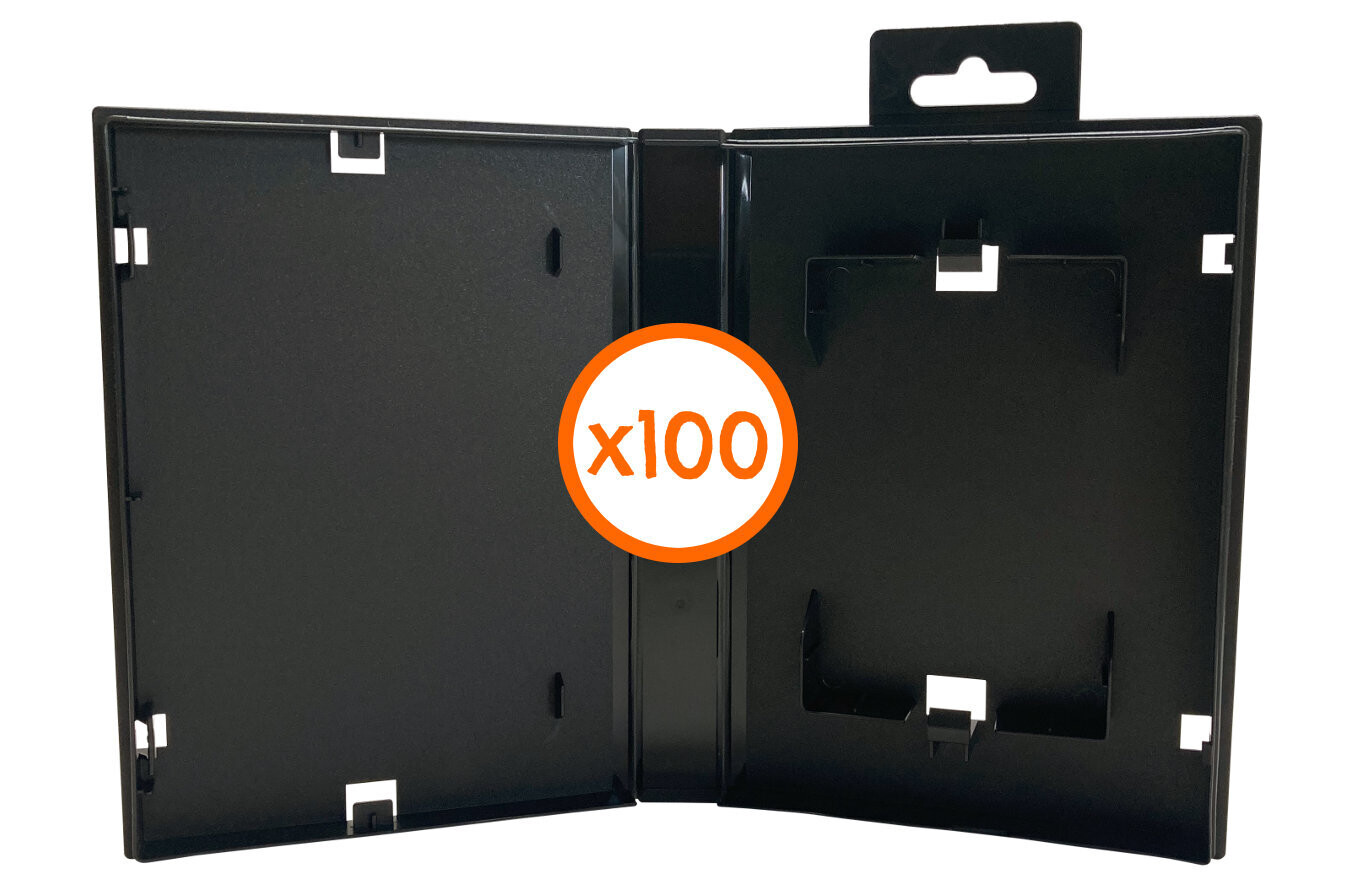 SGMD Game Case - Black - 100 Pack, Case Color: Black OEM Original Color
