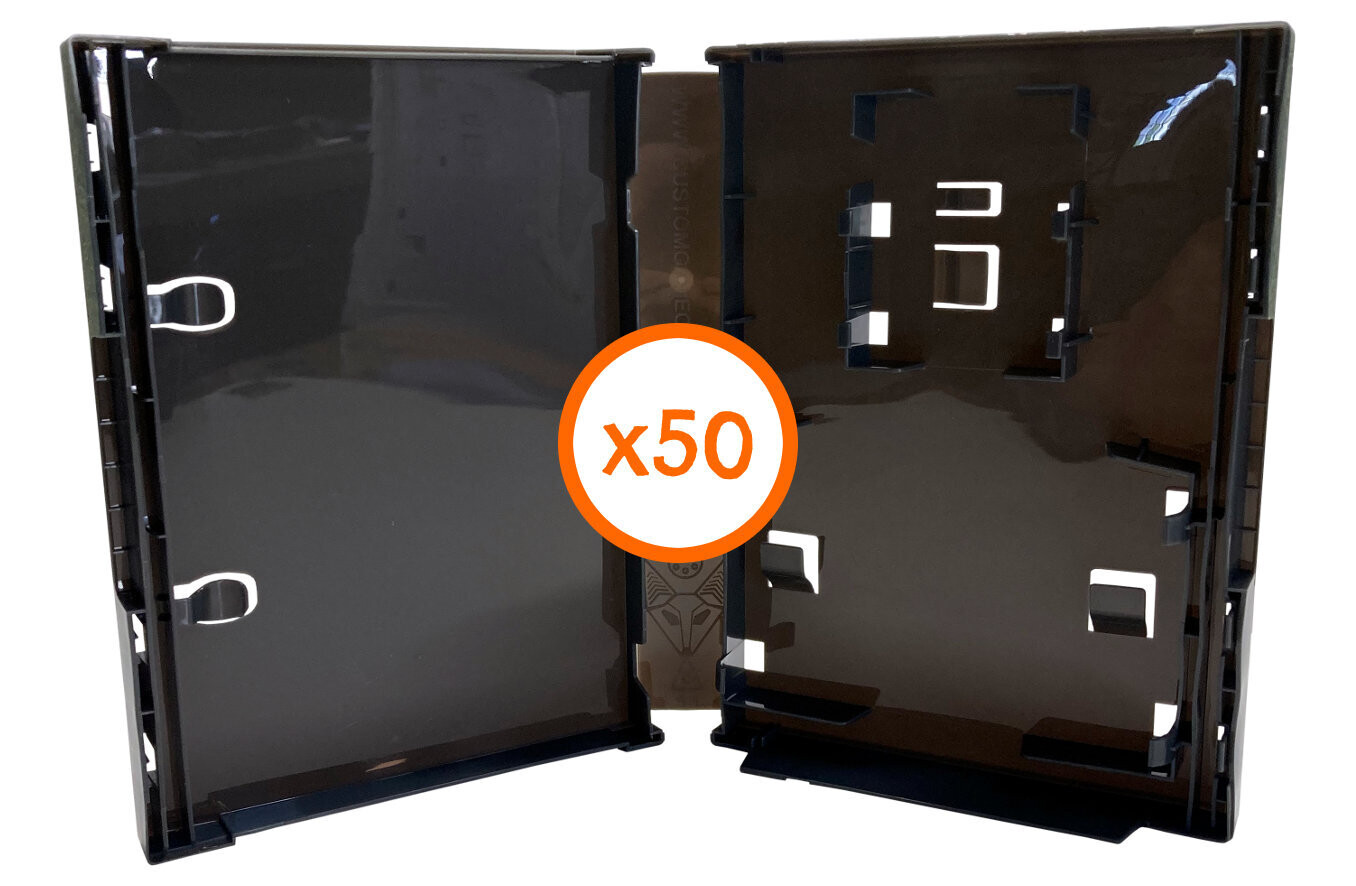 N64 Game Case - Dark Grey - 50 Pack, Case Color: DARK GREY (OEM DS CASE COLOR)