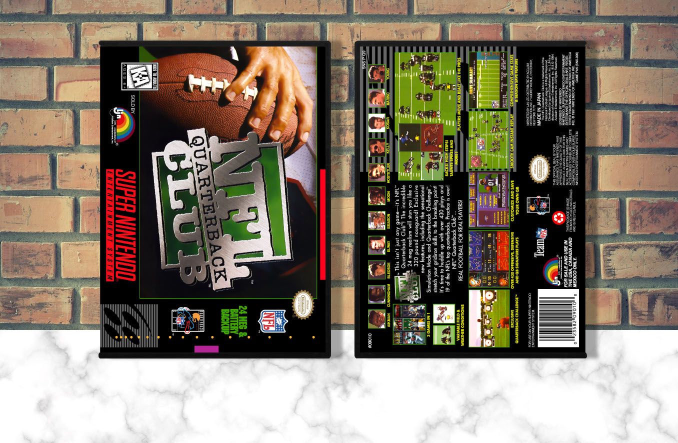 NFL Quarterback Club, Case Color: DARK GREY (OEM DS CASE COLOR)