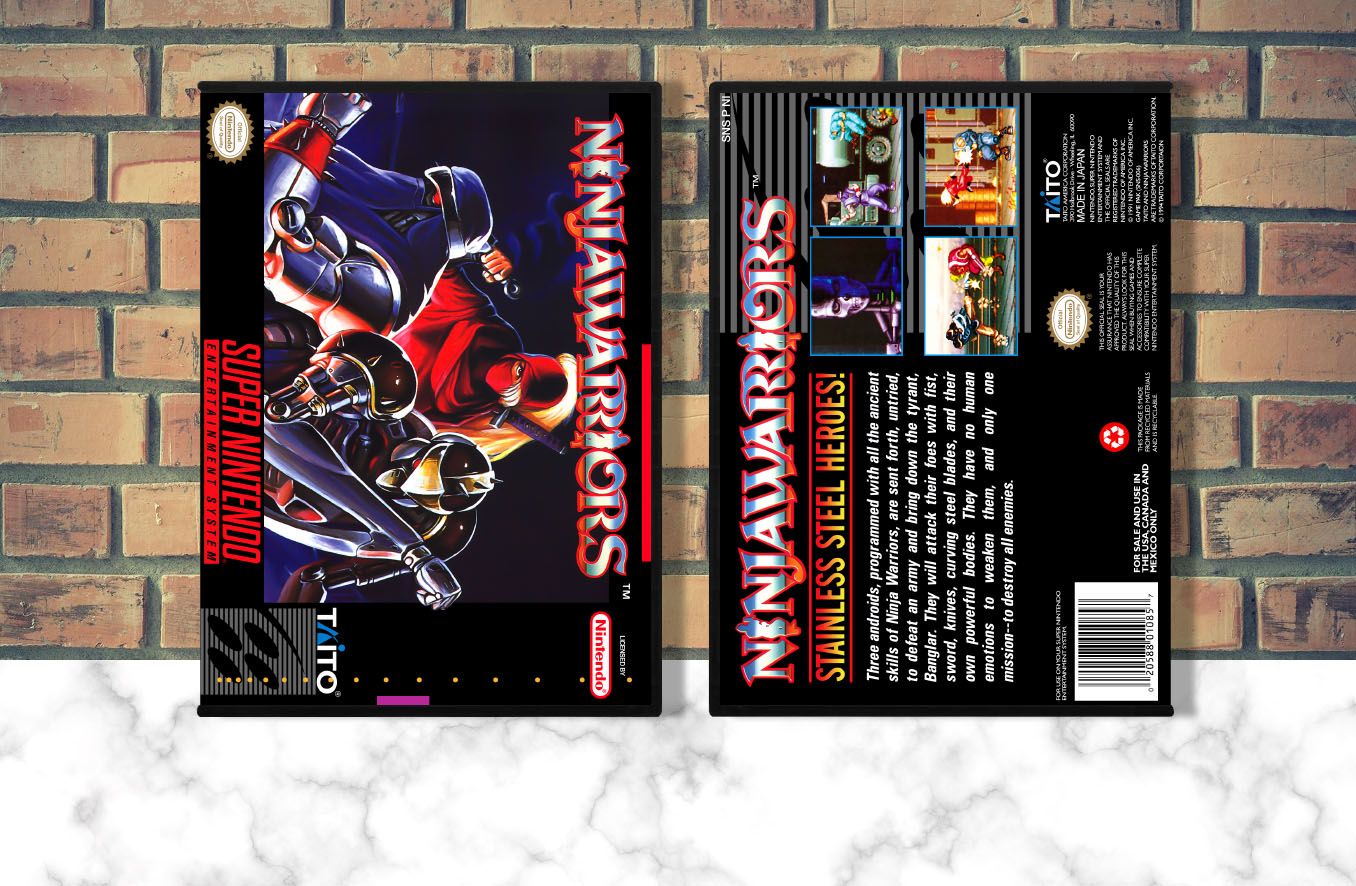 Ninja Warriors, The, Case Color: DARK GREY (OEM DS CASE COLOR)