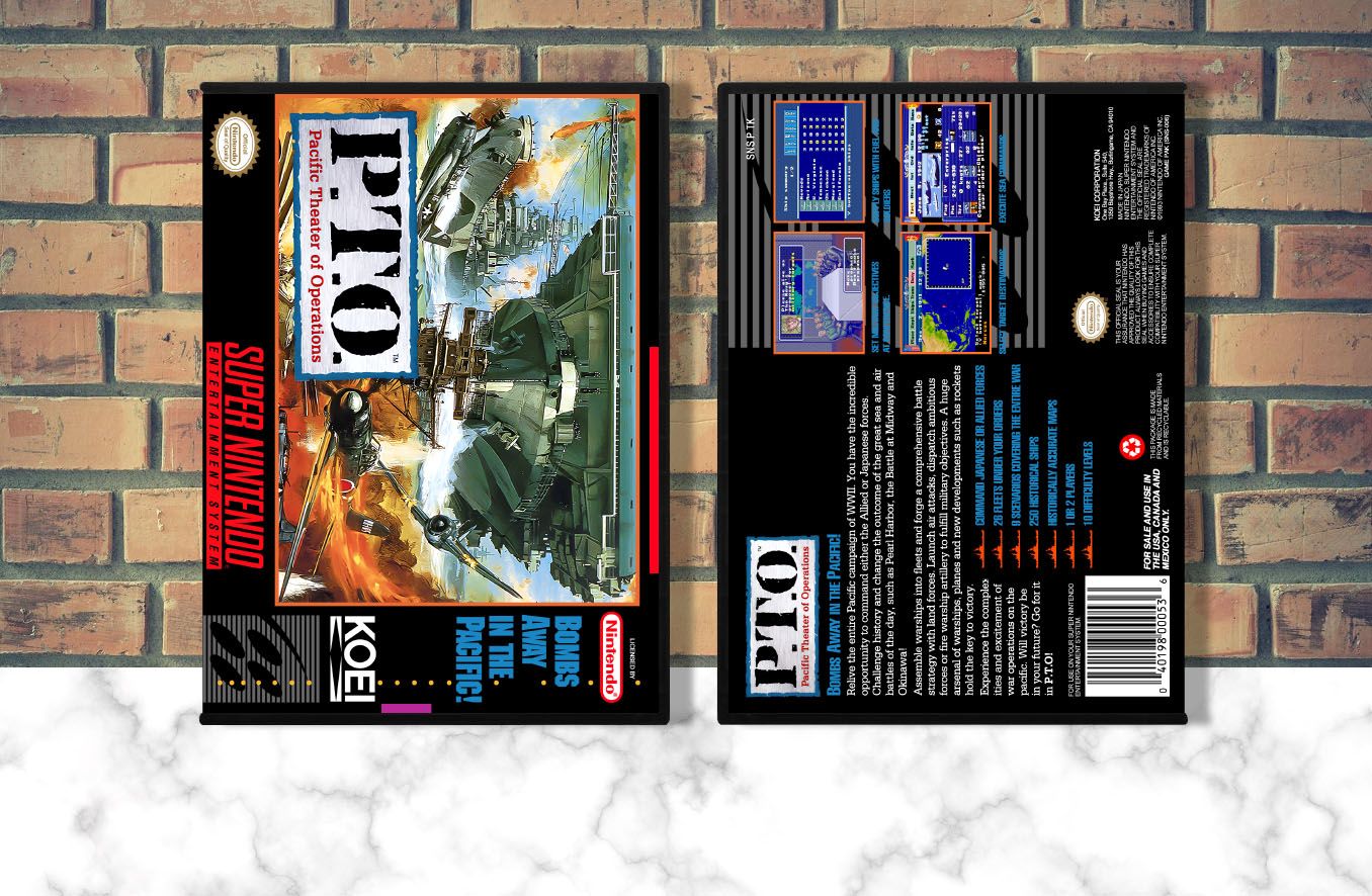 P.T.O.: Pacific Theater of Operations, Case Color: DARK GREY (OEM DS CASE COLOR)