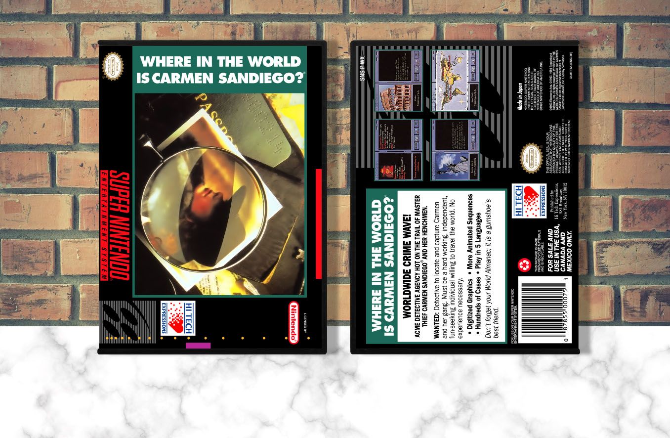Where in the World is Carmen Sandiego?, Case Color: DARK GREY (OEM DS CASE COLOR)