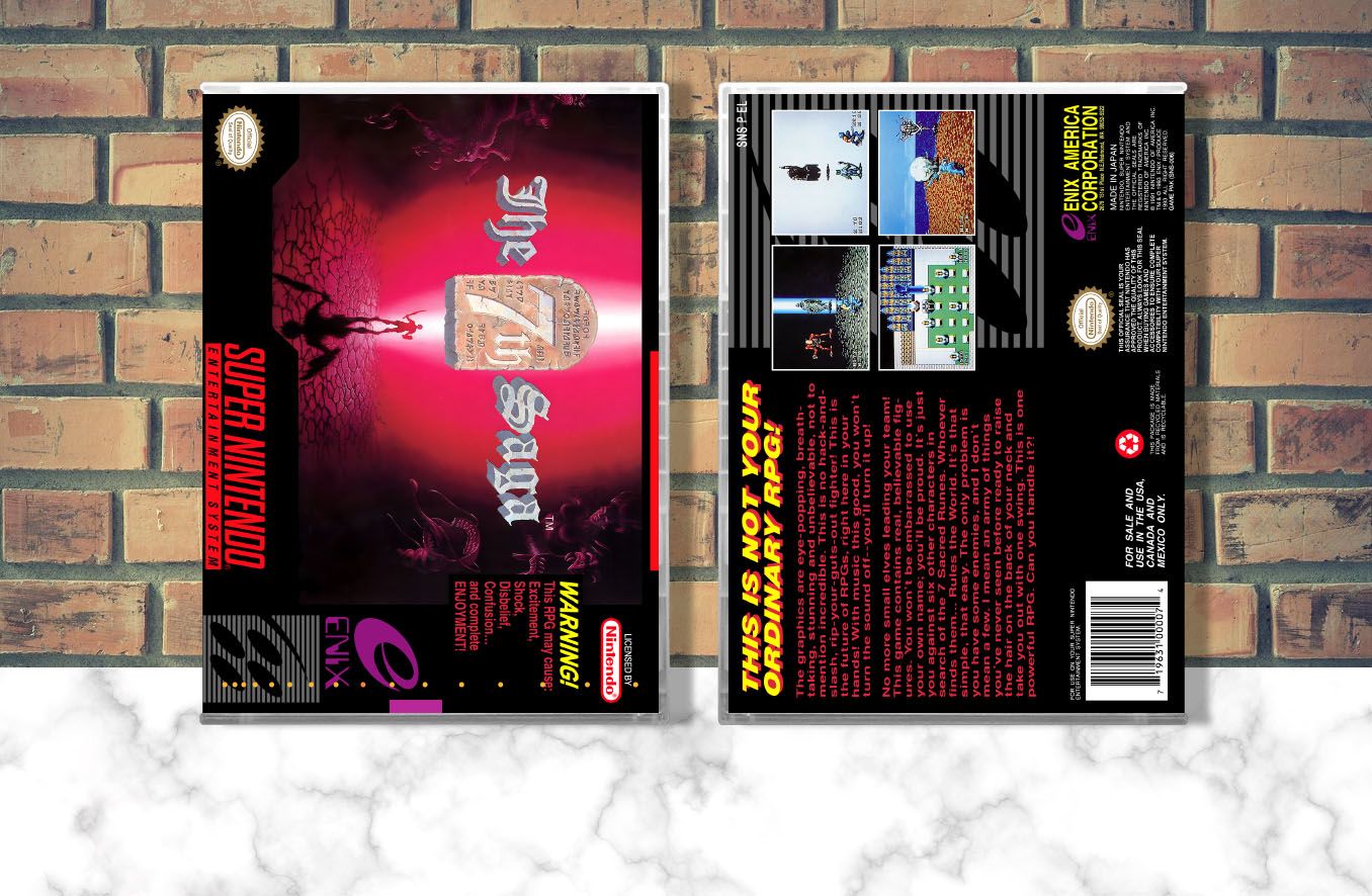 7th Saga, The, Case Color: CLEAR (Transparent)